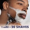 Gillette ProGlide Shield Razor Refills for Men, Shield from Irritation, 5 Bladed Razor with Precision Trimmer, 8 Blade Refills
