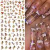 9 Sheets Angel Nail Stickers 3D Self-Adhesive Cupid Nail Art Stickers Eros Flowers Heart Nail Art Supplies Design Valentine's Day Nail Decals for Women Girls Acrylic Nails Manicure Decorations