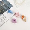 6PCS Sea Animals Small Hair Claw Clips for Women Girls Mini Ocean Hair Clip Beach Hair Accessories with Sturdy Grip Keep Hairstyle for Thick or Thin Hair