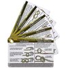 ReferenceReady Outdoor Knots - Waterproof Knot Tying Cards with Mini Carabiner - Includes 22 Rope Knots for Camping, Backpacking, & Scouting Scenarios