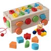 Montessori Toys for 2 3 4 Year Old Boys and Girls. Puzzle Shape Sorter Trucks & Wooden Toy Caterpillar. Educational Toys for Preschool Toddlers. Kindergarten Classroom Must Haves. Best Birthday Gift.