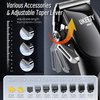 Ukeety Hair Clippers for Men Professional Beard Trimmer Cordless Hair Clippers with LED Display Rechargeable T-Blade Hair Trimmer Hair Cutting Kit for Household Barber Kit