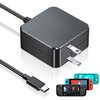 Feirsh 45W Charger for Steam Deck and Switch, AC Adapter Steam Charger Fast USB-C Steam Power Adapter for Nintendo Switch/Lite/OLED/Xbox Controller/Phone/Tablet/Laptop with 5.9FT USB Type C Cable