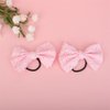 Sither 6pcs Bow Hair Tie for Girls Cute Color Hair Tie Rubber Band Elastic Hair Accessories for Party Girl's Gift