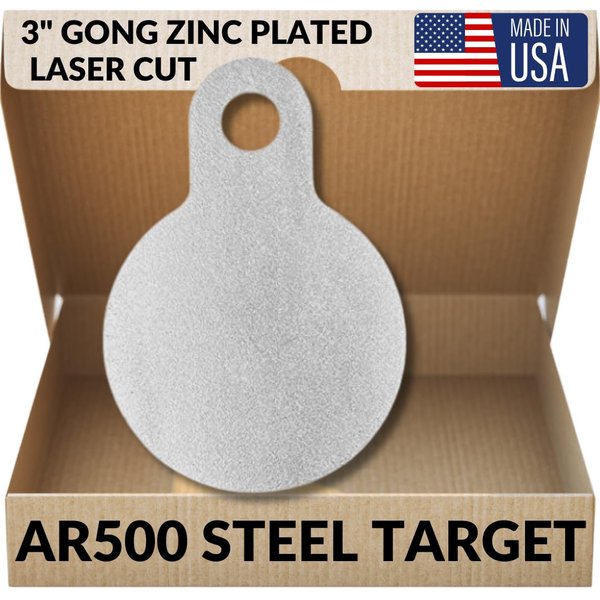 AR500 Steel Targets for Shooting - Laser Cut Zinc Plated USA Steel - Veteran Owned and Operated