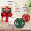 RoundFunny 6 Pcs Christmas Party Gift Exchange Dice Game Santa Swap Gift Exchange Dice White Elephant Gift Exchange Game Dice for Family Friend Coworker Volunteer Holiday Party Decoration Supplies