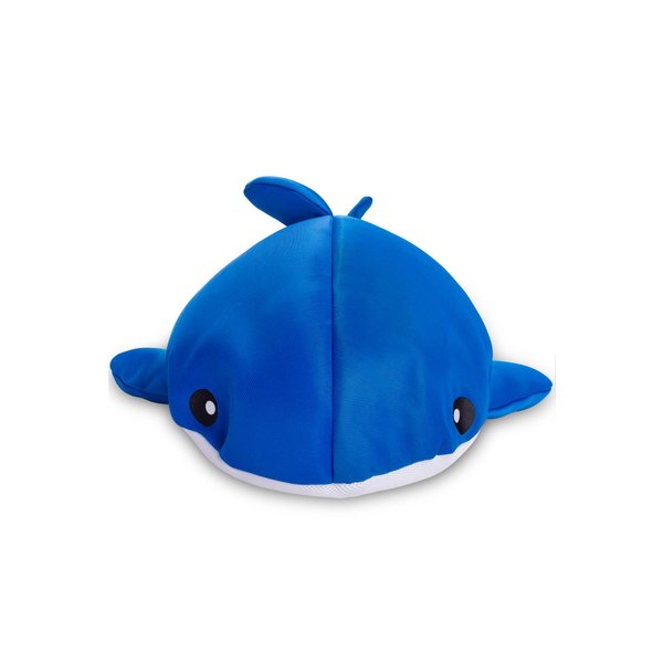 Posh Creations Floating Animal Pool Floats with EPS for Kids, Teens and Adults, Comfy Stuffed Pool Float for Lounging, Mesh - Medium Whale Shark