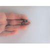 Generic Tiny small dark silver tone oval metal hair claw clip