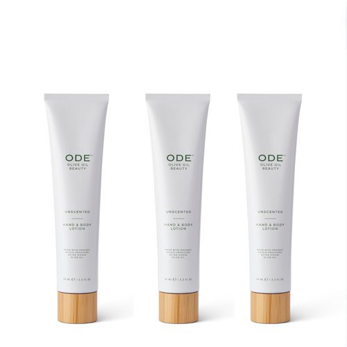 McEvoy Ranch Unscented Hand & Body Tube Lotion (3-pack) by ODE Olive Oil Beauty