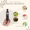 Natural Biotin Thickening Shampoo for Hair Loss and Thinning Hair | Color Safe and Paraben and Sulfate Free for Men's and Women's Hair Growth 8 oz