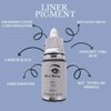 All in beauty Permanent Makeup Pigment for Eyeliner, Vegan Microblading and Ombre Brows Pigments, Professional use Cosmetic Pigment. Eyeliner and Eyebrows Tattoo Pigment. Liner Pigment (12ml)