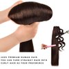 I Tip Human Hair Extensions,Real Hair I-Tip Extensions Keratin Bond Hair Extensions,100g 1g/Strand 20inches #2 Dark Brown Human Hair I Tip Extensions for Women