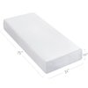 Cot Sheets 31" x 75"(2 Pack), Cot Fitted Sheet Ultra Soft and Breathable Snug Fit for Narrow Twin Mattress/Camp Bunk Beds/RVs Bunk/Guest Beds/Army Cots/Trifold Mattress Grey and White, Sheet Only