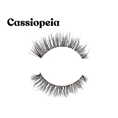 Silly George SuperNatural Series Starter Kit - Pretty Lashes with Adhesive Eyeliner | Clear Band gives Lashes Natural Look | Extra Strong Hold for False Eyelashes (Cassiopeia, LinerBond™ Clear)