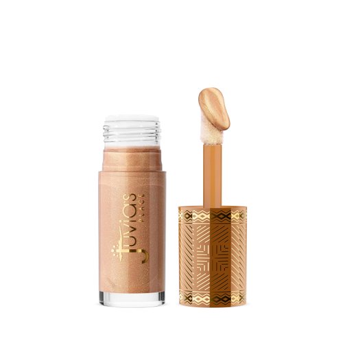 Juvia's Place Nubian Glow Liquid Luminizer Ivory Light - Radiant Highlighter Makeup Glowy Tint Daily Dewy Luminous Beauty Creamy Bronzing Skincare Radiating Brightening Natural Shine Face & Cheeks