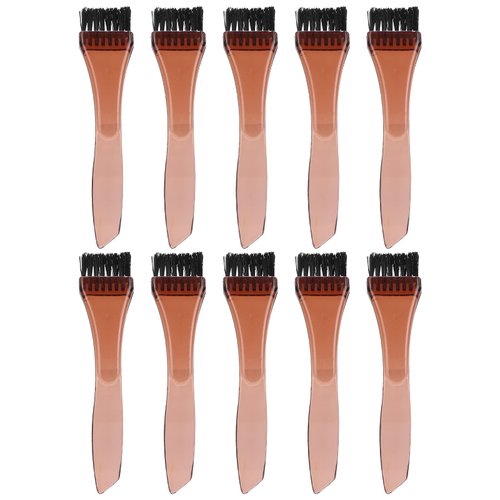 10pcs Professional Hair Color Brush, Hair Dyeing Brush Comfortable Handle Soft Hair Coloring Brush Barber Shop Accessory