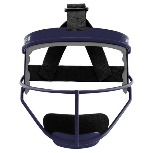 RIP-IT Original Defense Softball Face Mask | Lightweight Protective Softball Fielder's Mask | Adult | Navy