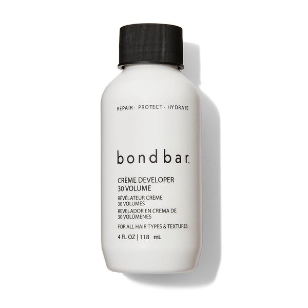 Bondbar 30 Volume Creme Developer, Repairing hair dye for all hair types, Cruelty-Free*, Paraben-Free, & Vegan, 4 Oz