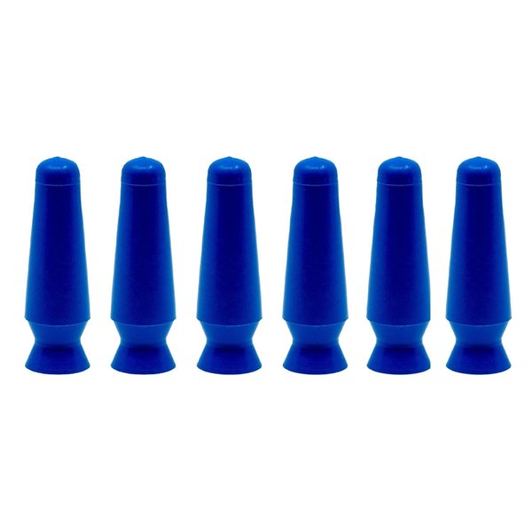 DMV Scleral Cup Lens Inserter Pack of 6, Ventless Contacts Inserter Tool for Scleral Lenses, Hard Contact Lenses, and Prosthetic Eyes, Applies Contacts Safely, Comfortably & Hygienically
