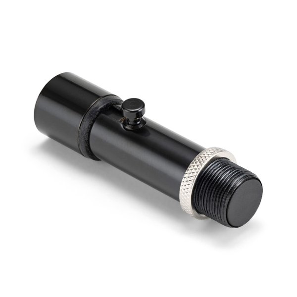 On-Stage QK-2B Quik-Release Mic Adapter (For Quick, Easy Microphone Interchange, Screwless Mount with Push-Button Release and Click-Together Connection, 5/8"-27 Threading, Shock Absorbent, Black.