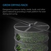 AC Infinity Herb Drying Rack, 4-Layer Hanging Mesh Net for Plants, Seeds, and Buds, 18" Diameter Fit in Grow Tents Closets Hydroponics