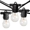 Hometown Evolution, Inc. E26 Commercial String Lights with 16 Gauge Wire (50 Foot 25 Socket, A15 15 Watt Clear Bulbs)