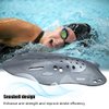 Vsidea Swim Training Hand Paddles with Ear Plugs and Nose Clip, Swimming Paddles with Adjustable Straps, Swimming Paddles for Women Men and Children (Silver)