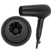 Hair Dryer Diffuser Universal Silicone Hair Dryer Diffuser Portable Travel Folding Hair Blow Dryer Diffuser(Black)