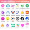 ARTDOT 1642 Pieces Clay Beads for Friendship Bracelets Making Kit, 24 Styles Jewelry Making Supplies Cute Beads Charms with Elastic String and Organizer Gifts for Teens Girls Ages 6 7 8 9 10 11 12