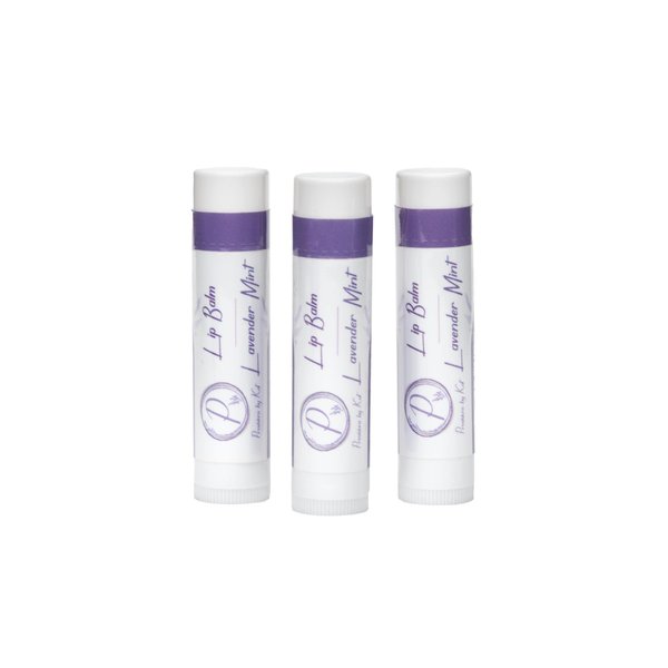 Lavender/Mint (3 pack) Therapeutic Grade Essential Oil Lip Balm