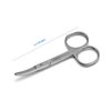 Baby Nail Scissors With Round Tip 4.5" Eyebrow, Dry Skin, Eyelash, Nose Hair For Men And Women Daily Use