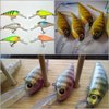 wLure 10 Blank Unpainted Crankbait Wide Wobble Deep Diver Jerkbait Slow Floating Fishing Lures with Free Eyes UPC549