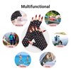 MelodySusie UV Glove for Gel Nail Lamp, Professional UPF50+ UV Protection Gloves for Manicures, Nail Art Skin Care Fingerless Anti UV Glove Protect Hands from UV Harm