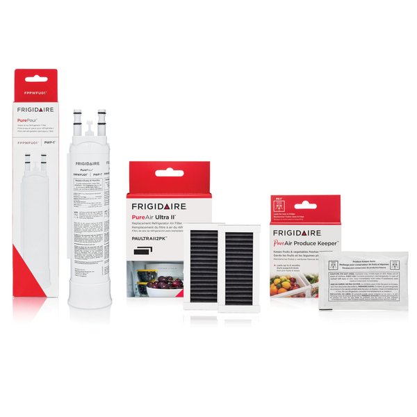Frigidaire PurePour® PWF-1™ FPPWFU01 + 2 PureAir® Ultra II PAULTRA2 + PureAir® PK-1™ FRPAPKRF Water & Air Filter Combo