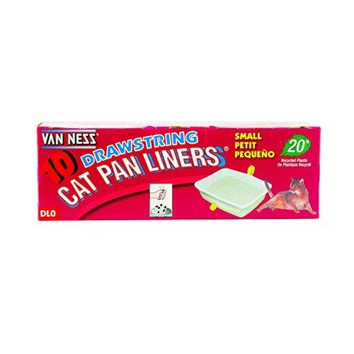 (3 Pack) Cat Pan Liners (Small Size - 10 Ct. Per Pack - 30 Total Liners)