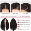 28 Inch Glueless Wigs Human Hair Pre Plucked Pre Cut 180 Density Water Wave HD Lace Front Wigs Human Hair Glueless Wear and Go 7X4 Wet and Wavy Curly Lace Closure Wigs Human Hair for Women