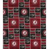 Cotton University of Alabama Crimson Tide College Team Sports Cotton Fabric Print By the Yard