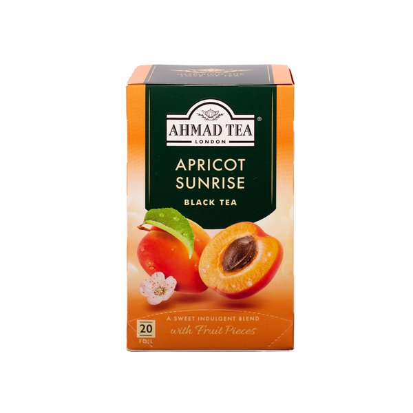 Ahmad Tea Apricot Sunrise , Tea Bags, 20-Count Boxes