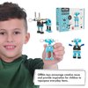The Off Bits Stem Building Toys, CareBit Build Your Own Robot, Creative Construction Toy with Metal Nuts and Bolts, Educational Stem Activities, Steam Toys for 6 7 8 9+ Year Old Boys and Girls