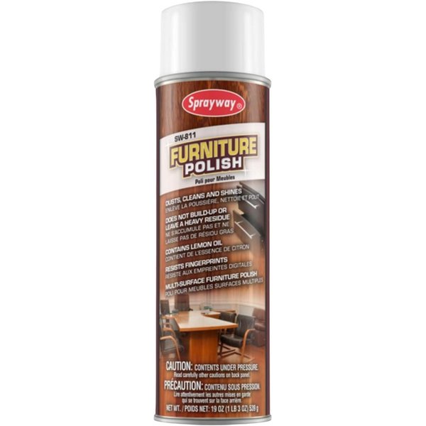 Sprayway SW811 Furniture Polish, 19 oz