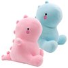 OSQI Stuffed Animal Plushie Toys Pack of 2, Cute Dinosaur Plushies Toy, 12inch Soft Plush for Girls Plush Doll Gifts for Kids Boys Babies Toddlers (Blue Pink)
