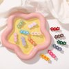 Baby Hair Clips -13Pcs Dasiy Barrettes Sets Fully Lined Hair Pins Bows Wrapped by Cloth Hair Accessories for Baby Girls Infants Toddler Kids