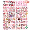 100 PCS Pig Theme Birthday Party Supplies Decorations Favors Decor Pink Pig Farm Animal Temporary Tattoos Stickers for Kids Cute Gifts School Prizes Rewards