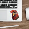 Chicken with Bandana Headband and Glasses Sticker Small Funny Funky Vinyl Window Waterproof Decal for Water Bottle Mug Passport Book Scrapbook Notebook Laptop Tumbler Skateboard Computer Size 4" Gift