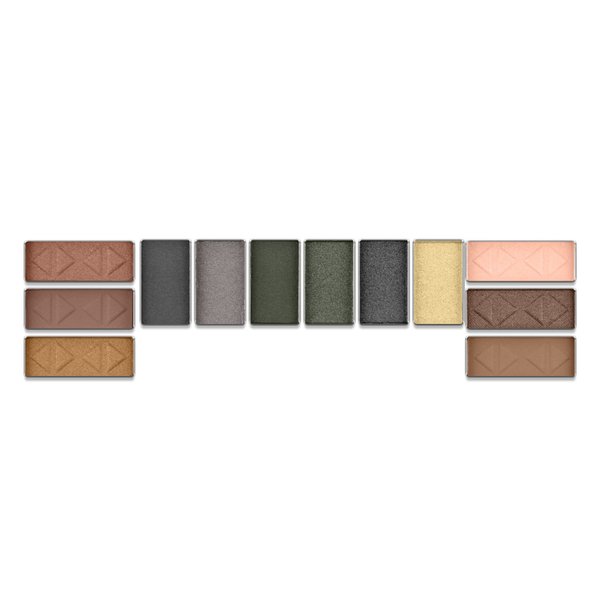 L.A. COLORS Day To Night 12 Color Eyeshadow Palette, Sunrise, 0.28 oz. (CES422) Powder