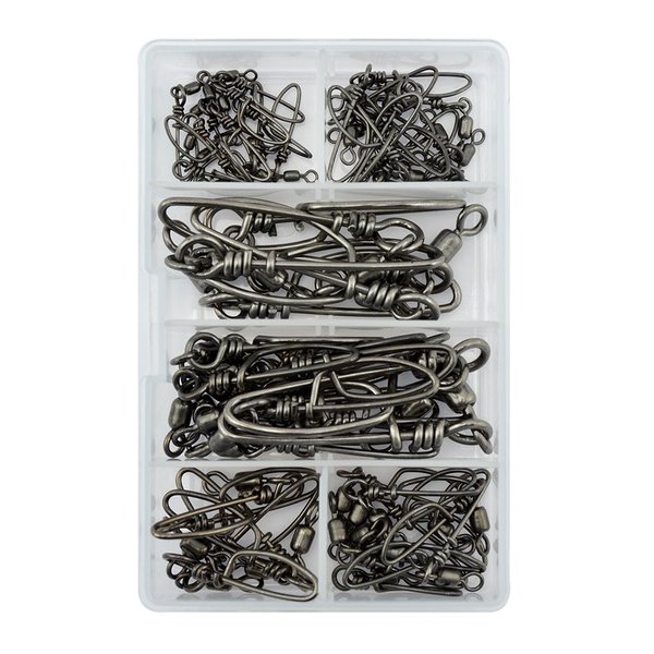 American Fishing Wire Mighty-Mini Stainless Steel Snap Swivel Kit