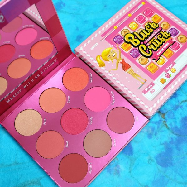 RUDE - Blush Crush 9 Color Blush Palette - Match Three