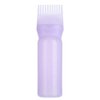 Root Comb Applicator Bottle, 160ml Hair Oil Applicator Bottle Hair Dye Bottle with Graduated Scale, Profssional Brush Applicator Comb Hairdressing Coloring Styling Tool ()