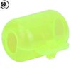 50 Pcs Plastic Fishing Hook Box Tackle Box Clamshell Fluorescent Yellow Squid Lure Hook Box Cover Case Fishing Accessory(Small)