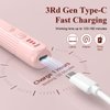 Professional Electric Nail Drill Kit, Portable Cordless Nail File Set for Acrylic, Gel Nails, Manicure and Polishing with 100Pcs Sanding Bands1
